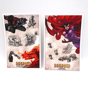 Marvel Inhuman Print Set Art by Artist Joe Madureira 2014